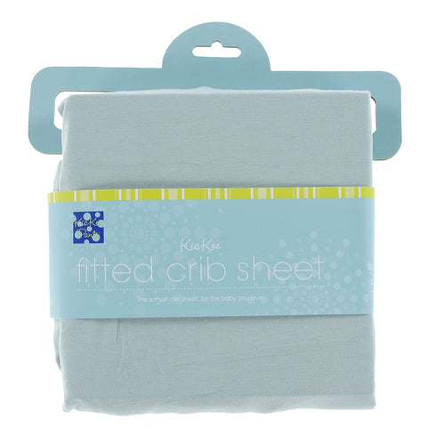 KicKee Pants Solid Fitted Crib Sheet (Jade, One Size)