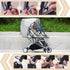 Bemece Universal Stroller Rain Cover, Baby Travel Weather Shield for Summer, Windproof and Waterproof