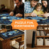 Napzy 8 2000 1500 1000 Jigsaw Puzzle Mat with Sorter Trays, Roll Up Storage for Pieces Puzzle, Portable Puzzle Saver