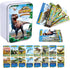 168 PCS Dinosaur Cards Set - Educational Learning Flash Cards, Collectible Dinosaur Trading Cards for Kids