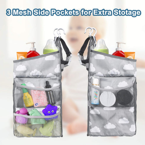 jocabo Diaper Caddy Hanging Diaper Caddy Organizer, Hanging Nursery Nappy Organiser Diaper Holder Caddy Stacker