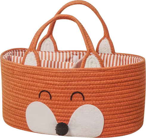 T&T Homewares Diaper Caddy Organizer, Cotton Rope Diaper Caddy Basket, Baby Shower