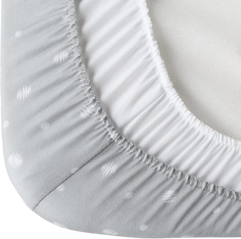 Magik & Kover 2 Pack, 4moms 23" 28" Bassinet Sheets Compatible with Breeze Plus Bassinet (not playard), Fit for x