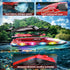 2.4Ghz 8-12,Toy JOI MEW RC Boat for Kids with LED Lights, Remote Control Racing Boats for Water Boat for Pools & Lakes