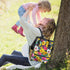 Hsnar Backpack Small Flower Pattern Waterproof Diaper Bag Large Capacity Baby Bag with Stroller Straps, Multi-Pocket