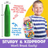 1-3 16pc 4-8 1-3 2-4 Jumbo Crayons For Toddlers - Toddler Crayons For Kids Ages - With Printed & PDF Crayon Color
