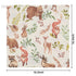 LifeTree Muslin Swaddle Blankets Neutral, Baby Washcloths Safari Animals Swaddling Wrap Nursery Receiving Blanket