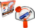 Clip-On Trash Can Basketball Set with Hoop, Inflatable Mini Basketball and Hand Pump for Office Home Fun