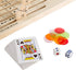 Hey! Play! Wooden Horse Race Game with Dice, Cards and Chips – Indoor and Outdoor Party Game