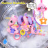 0-12 5-in-1 Musical Car Seat Toy for Babies Months Girl, Sensory Activity Hanging Toy Stroller Toy with Soothing Music