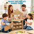 196 5 6 7 8 PCS Cardboard Cutter for Kids, Reusable Safe Cardboard Tools for Kids with Box, Gloves, Screws, Connectors