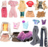 10 Sets 11 inch BARWA Doll Clothes for Monster Girl Doll Fashion Outfits Casual Tops Pants