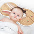 Set 1, Easter Bunny Ears Muslin Baby Burp Cloths of Super Soft & Absorbent Burping Rags, Cotton Burp Clothes Shower