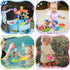 1-3 2-4 6 Fajiabao Bath Toys for Kids Ages Toddler Bath Toys Mold Free for Stacking Boat Water Table Pool Sand Bathtub