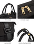MEYTEILAY Diaper Bag Tote Baby Changing Bag Large Baby Bags for Mom Multifunction Travel Nappy Bag Small Black