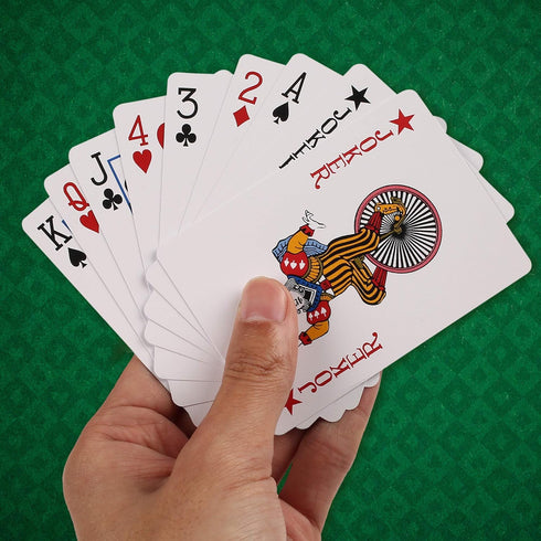 "LotFancy Waterproof Playing Cards - 100% Plastic, 2 Decks with Cases for Pool Beach Water Card Games"