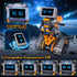 18 Sets, 5-in-1 Programmable 8-14 HOGOKIDS Robot Toys with LED Eyes & Expression Building App & Remote Control