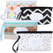 FEBSNOW 4 Pack Baby Refillable Wet Wipe Dispenser, Reusable Portable Travel Wipes Holders