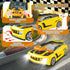 3 4 5 6 7 8 deAO Racing Adventure Car Steering Wheel Toy with Music and Light, Kids Simulation Driving Racing Car