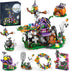 Halloween Haunted House Village Building Set for Kids, Ghost Pumpkin Building Kit for Party Favors, Ages 6+