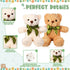 HyDren 15 Pieces Plush Stuffed Bears - 10 Inch Cute Soft Bear Toy with Bow Tie for Gifts