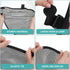 KFHENSOMR Universal Stroller Organizer Side Sling Polyester Net Mesh Bag in Black Fits for Nuna, Baby Jogger, Britax