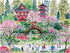 Galison Michael Storrings Japanese Tea Garden Puzzle, 300 Pieces, 21.25” x 16.14'' - Family-Friendly Illustrated Art