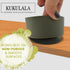 Stay Put 3pcs Suction Snack Cups for Babies and Toddlers in Different Sizes – Dishwasher and Microwave Safe Kids Bowls – Durable Silicone – Olive Green by kukulala
