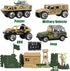 TOY Life 95 PCS Army Men Toys, Plastic Action Figures Military Playset, Gift for Boys