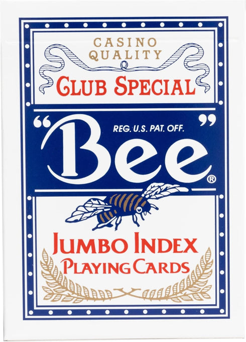 Bee Jumbo Index Playing Cards, Colors May Vary