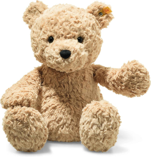 Steiff Jimmy Teddy Bear, Premium Stuffed Animal, Soft Cuddly Toy for Kids (Light Brown, 16")