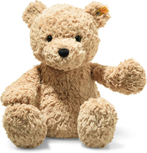 Steiff Jimmy Teddy Bear, Premium Stuffed Animal, Soft Cuddly Toy for Kids (Light Brown, 16")