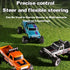 EXVQMU 1/64 2.4Ghz Mini RC Car, Scale Mini Remote Control Monster Truck with Trailer, & APP Remote Control