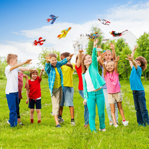 ArtCreativity Foam Airplanes for Kids, Bulk Set of 72 Lightweight Planes with Various Designs, Fun Party Favors