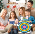 30 12 Easter Basket Stuffers, Large Bunny Dartboard Game with Sticky Balls, Eggs Fillers, Easter Baskets for Kids Boys
