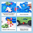 Puzzle Racer Kids Car Track Set, Dinosaur Jigsaw Puzzle Track for 3-5 Year Old Boys, Educational Learning Toy