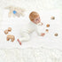 40x31 Inches Thick Cotton Knit Baby Blanket Soft Breathable Newborn Blanket for Boys & Girls, Wavy Pattern Receiving