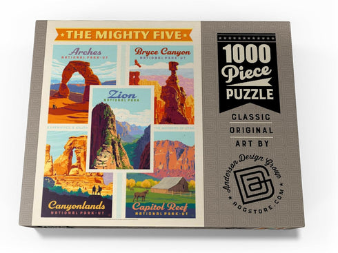 MyPuzzle The Mighty Five: Utah National Parks - Premium 1000 Piece Jigsaw Puzzle for Adults