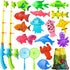 TOY Life Magnetic Fishing Game for Kids 3-5, Toddler Fishing Poles for Pool Water Fish Bath Toys
