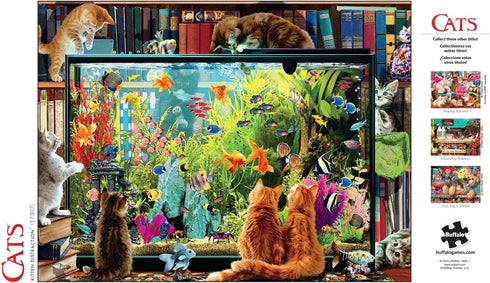Buffalo Games - Garry Walton - Kitten Distraction - 750 Piece Jigsaw Puzzle for Adults - 24.00 x 18.00