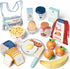 Lehoo Castle Wooden Play Food Set - Montessori Cutting Fruit Egg Bread,