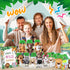 Jiytivity 38 12 12 12 1 1 Pcs Safari Jungle Party Favors Include Foldable Paper Boxes Forest Mini Stuffed Animals