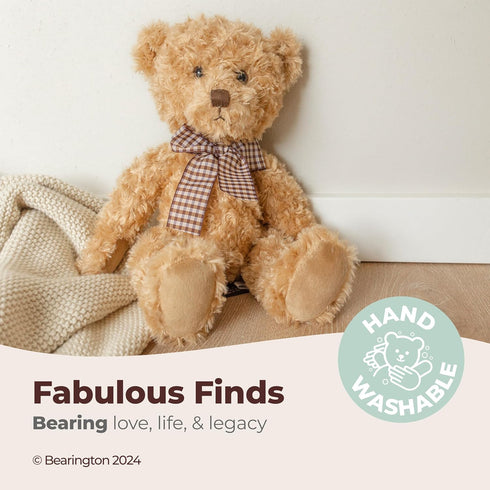 Bearington Theodore 17 Inch Brown Teddy Bear Plush Stuffed Animal