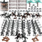 Medieval Knights Toys 124PCS Knight Action Figurines for Kids - AMOR PRESENT Army Men Toy Soldiers