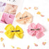 Prohouse 30 PCS Baby Girls Hair Bows Clips Barrettes, Waffle Hair Accessories with Alligator Clip for Toddlers, Kids