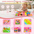 Pnooe 1-3 2-4 Toddler Busy Board Montessori Toys for Toddler Year Old, Girl Birthday Gift, Preschool Educational