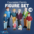 Cre8tive Minds Set 3+, Set 8 Creative Minds Marvel Education Caucasian Family Toy Figure for Kids Ages of Inclusive