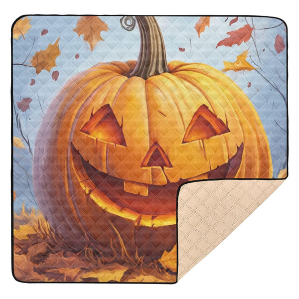 GuoChe Autumn Pumpkin Halloween Harvest Food Soft Thick Baby Activity Play Mat for