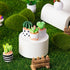 26Pcs Miniature Potted Plants, Mini Artificial Plants, 1:12 Scale Dollhouse Accessories for Decoration