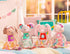 B. toys 15-Inch Plush Bunny - Soft Stuffed Animal for Baby, Toddler, Washable Rabbit, Orange & Pastel Outfit